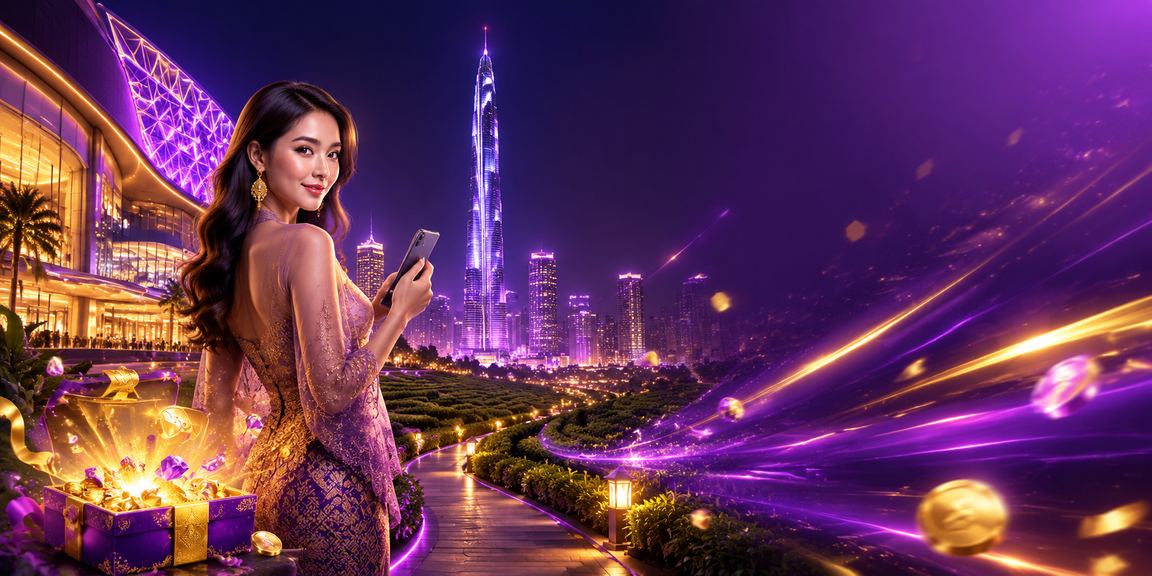 Pengguna kasino mudah alih Malaysia menggunakan telefon pintar di Kuala Lumpur