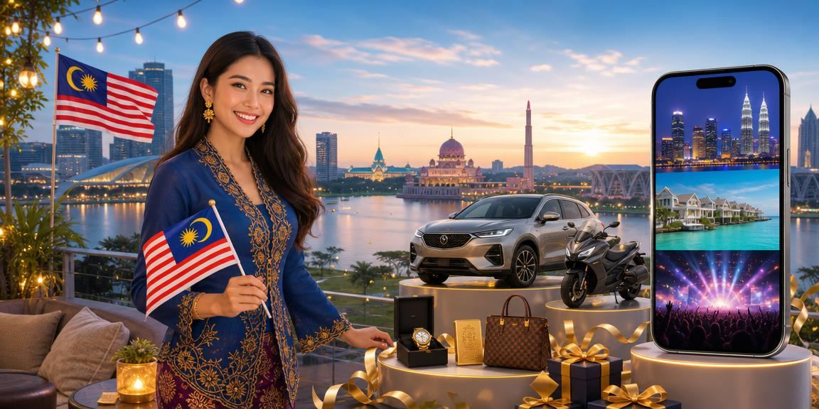 Bonus sampul merah gaya Melayu untuk ahli baharu xhtab1 di Putrajaya Malaysia